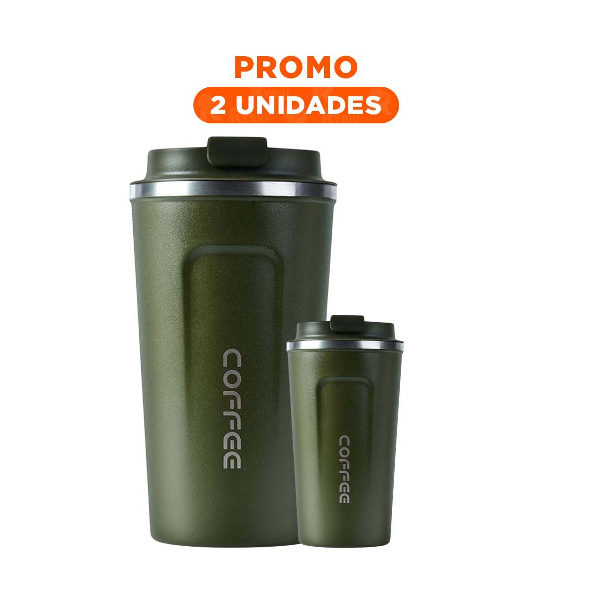 PACK2 TAZA INTELIGENTE 510ML VERDE PETROLEO PARA HIDRATACION DIARIA YREGALO STICKER - 1