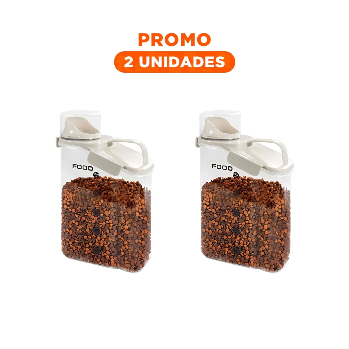 PACK2 JARRA CON BOQUILLA TAPA Y ASA 2.5L PERFECTA PARA COCINA Y PREPARACION YREGALO STICKER - 1