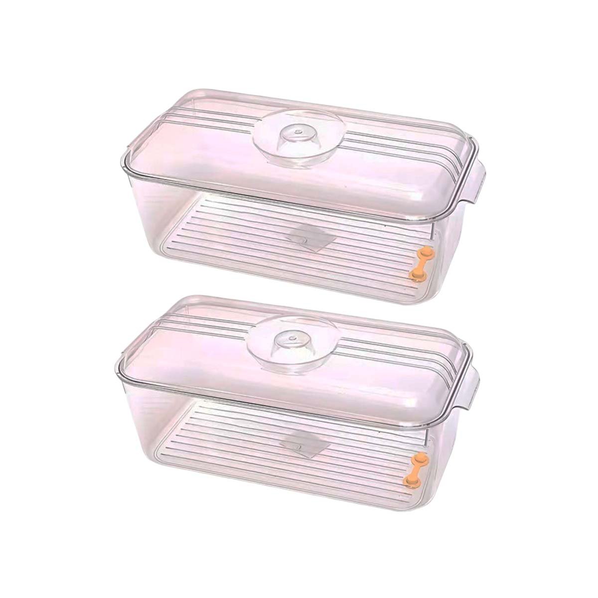 PACK12 BASE RECTANGULAR PARA MANTENER SECO 30X15X15CM TRANSPARENTE Y+REGALO STICKER - 2
