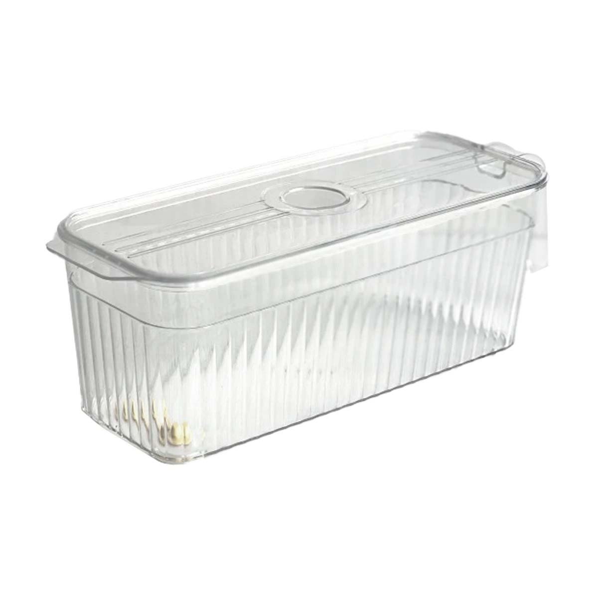 PACK12 GAVETA RECTANGULAR APILABLE 26X15X30CM TRANSPARENTE Y+REGALO STICKER - 2