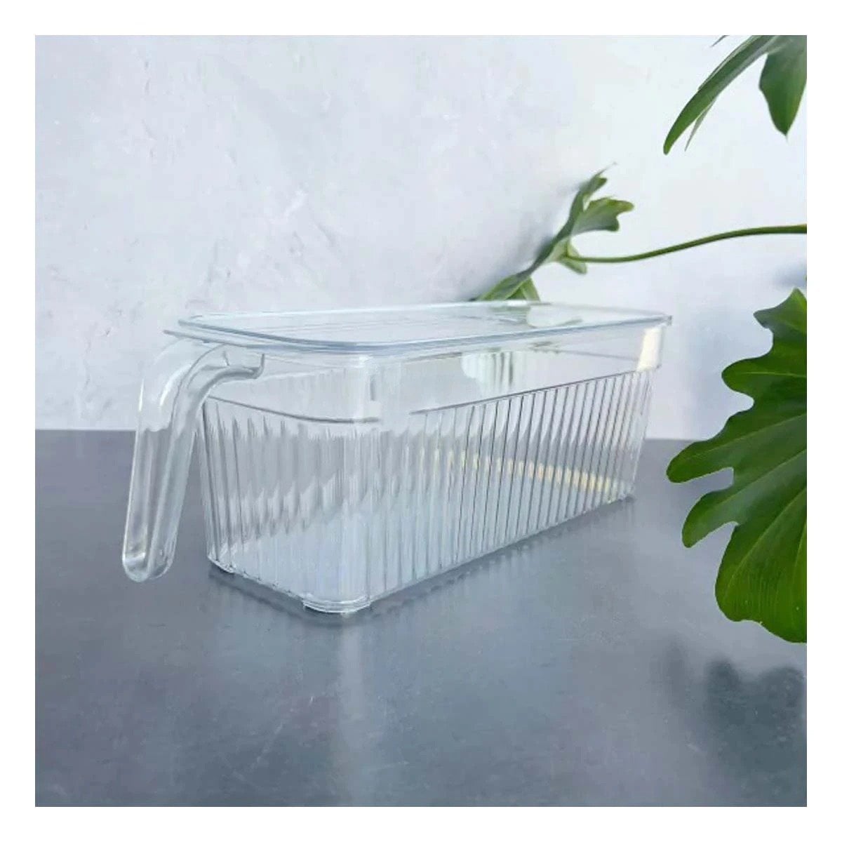 BANDEJA ORGANIZADORA APILABLE DE COCINA 26X15X30CM TRANSPARENTE Y+REGALO STICKER - 2
