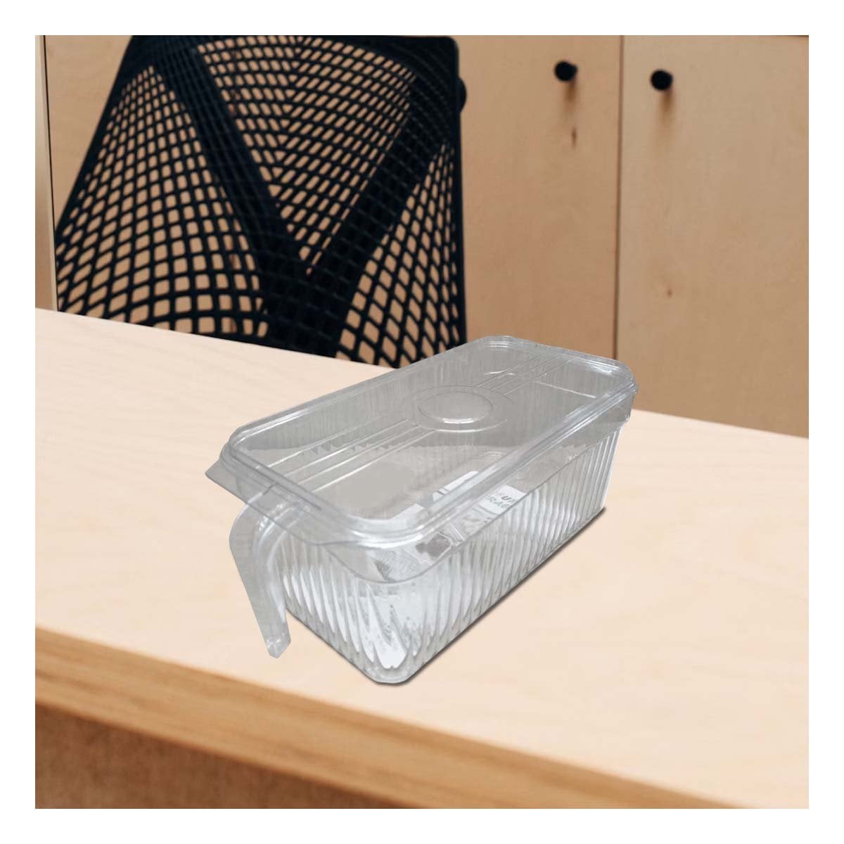 BANDEJA ORGANIZADORA APILABLE DE COCINA 26X15X30CM TRANSPARENTE Y+REGALO STICKER - 3
