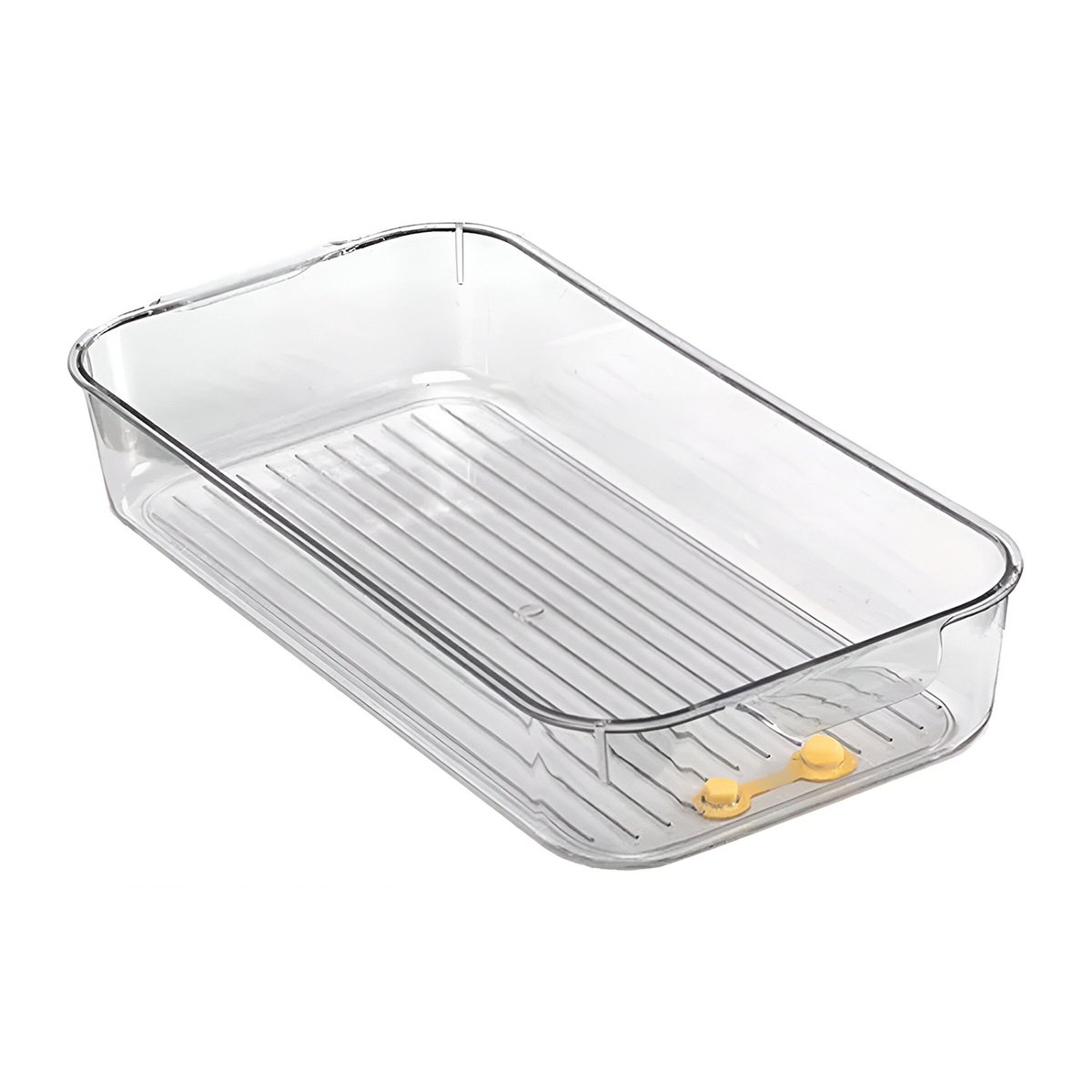 PACK6 CAJA ORGANIZADORA DE COCINA MULTIUSO 30X16X7CM TRANSPARENTE Y+REGALO STICKER - 2