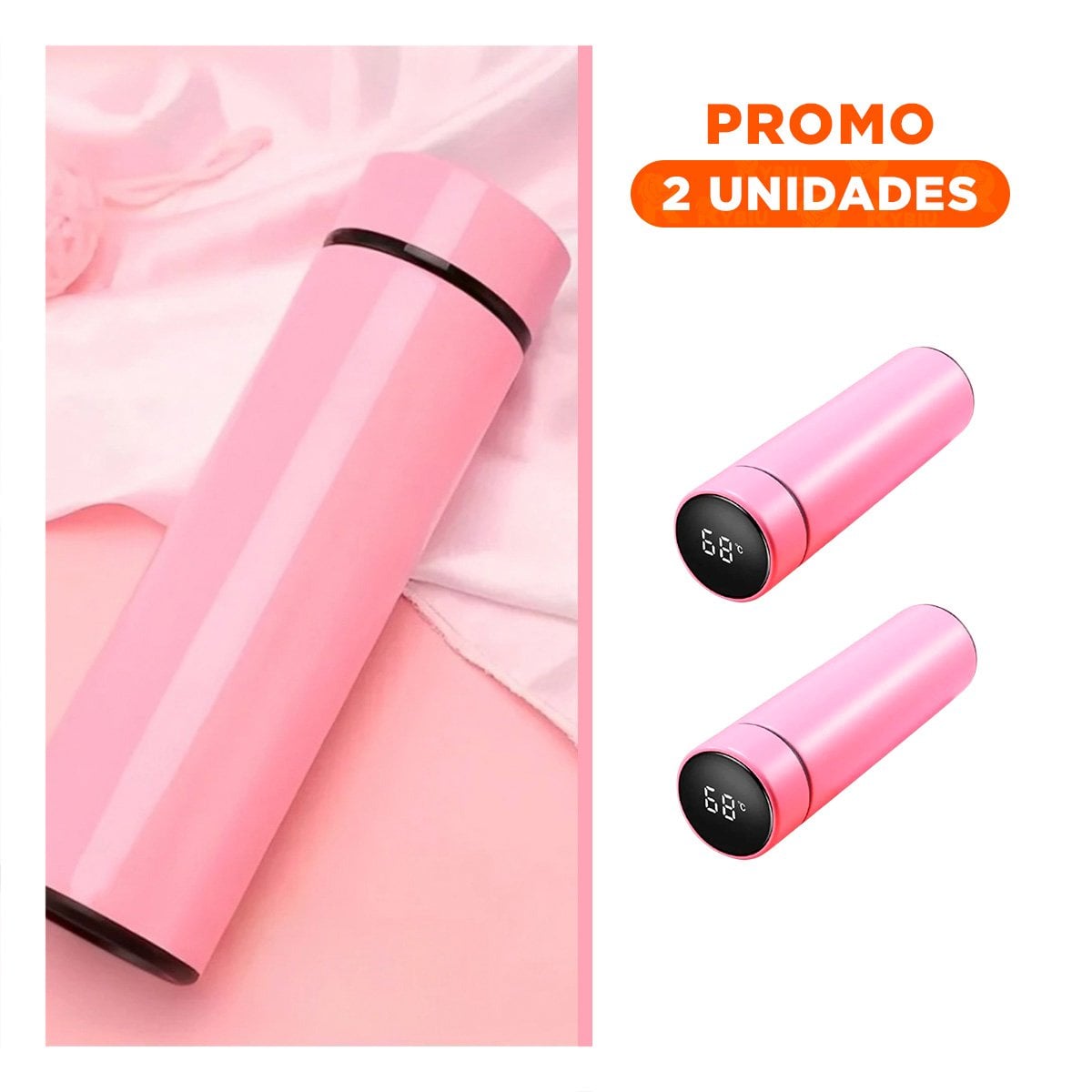 PACK2 BOTELLA DE TE INTELIGENTE 500 ML CON FILTRO PARA PREPARAR CAFE Y+REGALO STICKER - 1