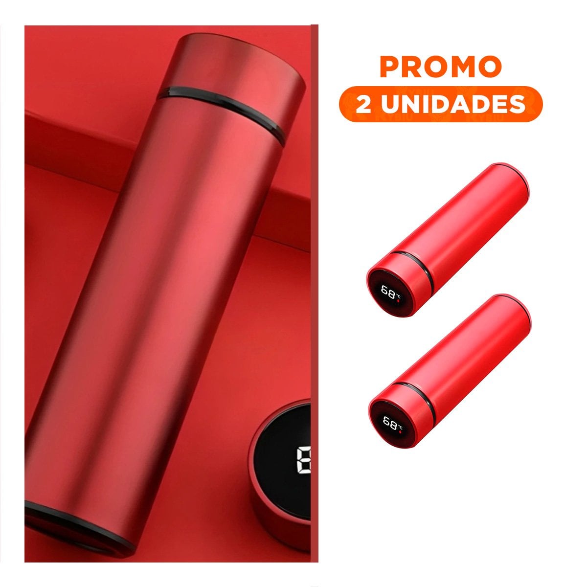 PACK2 BOTELLA DE TE INTELIGENTE 500 ML CON FILTRO PARA PREPARAR CAFE Y+REGALO STICKER - 1