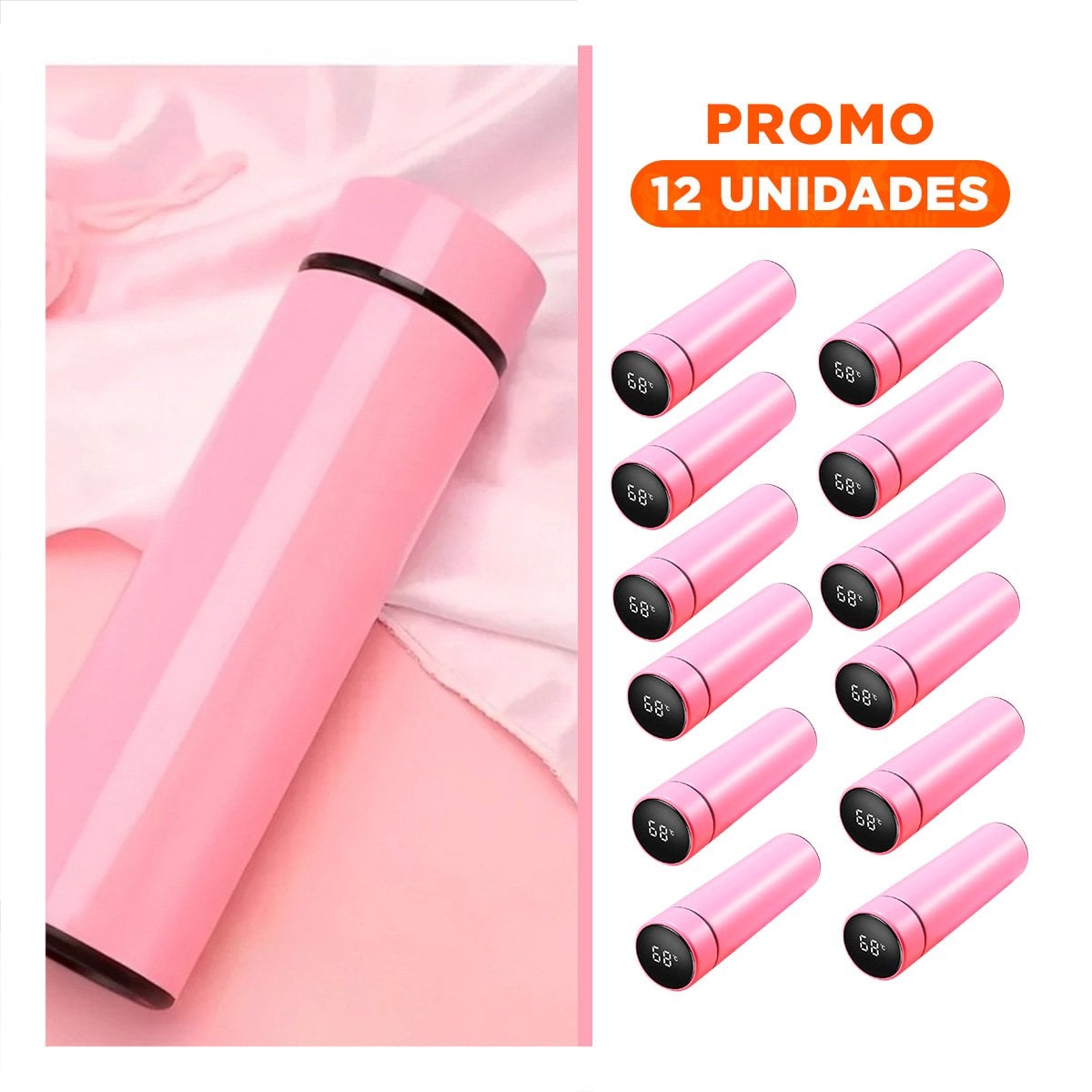 PACK12 CONTENEDOR INTELIGENTE PORTATIL 500 ML CON FILTRO DE TE PARA CAFE O INFUSIONES - 1