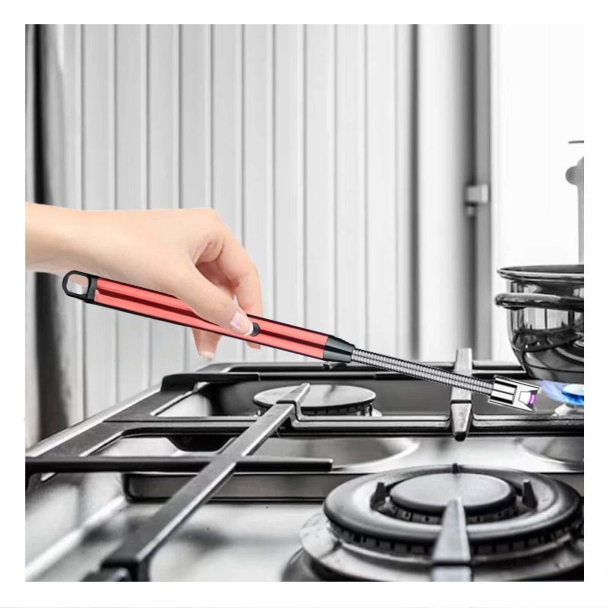 ENCENDEDORES PORTATILES RECARGABLES EN ROJO ELEGANTE Y DURADERO Y+POST IT - 1