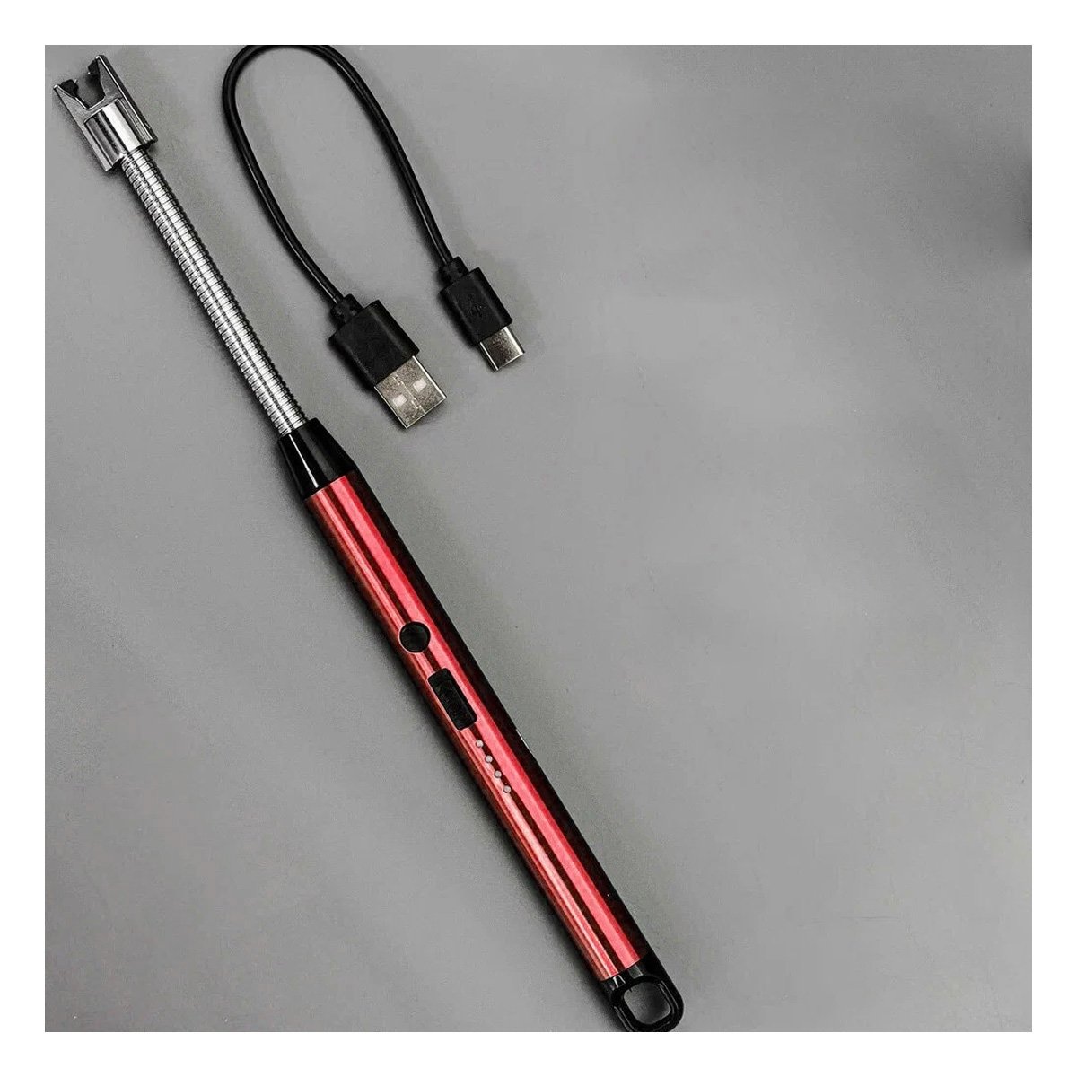 ENCENDEDORES PORTATILES RECARGABLES EN ROJO ELEGANTE Y DURADERO Y+POST IT - 3