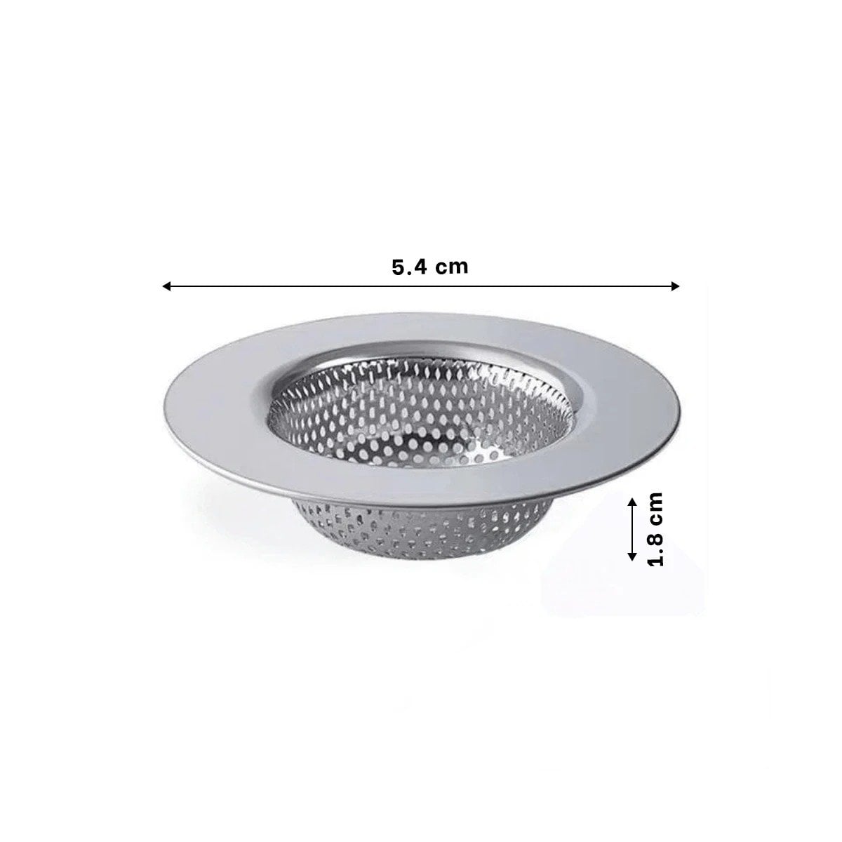 PACK2 COLADOR ANTIRESIDUOS 5,4 CM PLATEADO PARA LAVADERO Y+PAPEL REGALO - 4