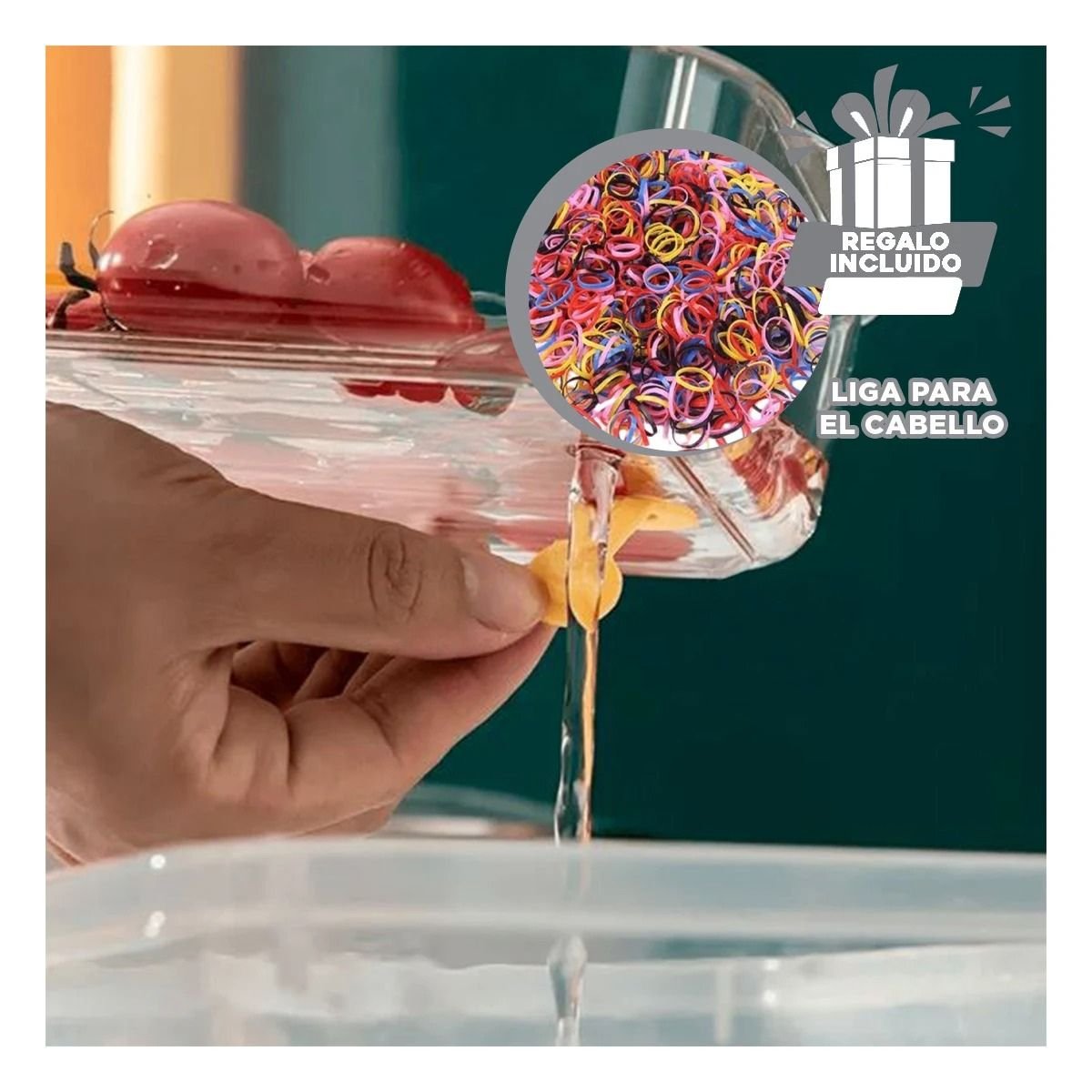 BANDEJA MULTIUSO QUE OPTIMIZA ESPACIOS DE ALMACENAJE 30X16X10CM TRANSPARENTE Y+LIGAS REGALO - 2