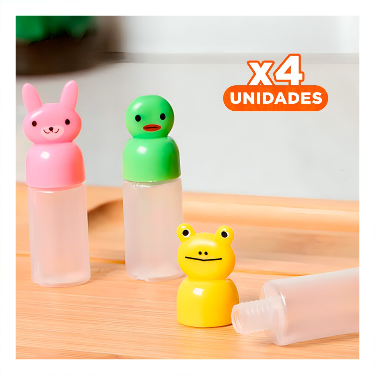 PACK4 TARRO MINI CREMERO CON ANIMALITOS PARA CAFÉ Y DESAYUNO SET 3 Y+REGALO STICKER - 1