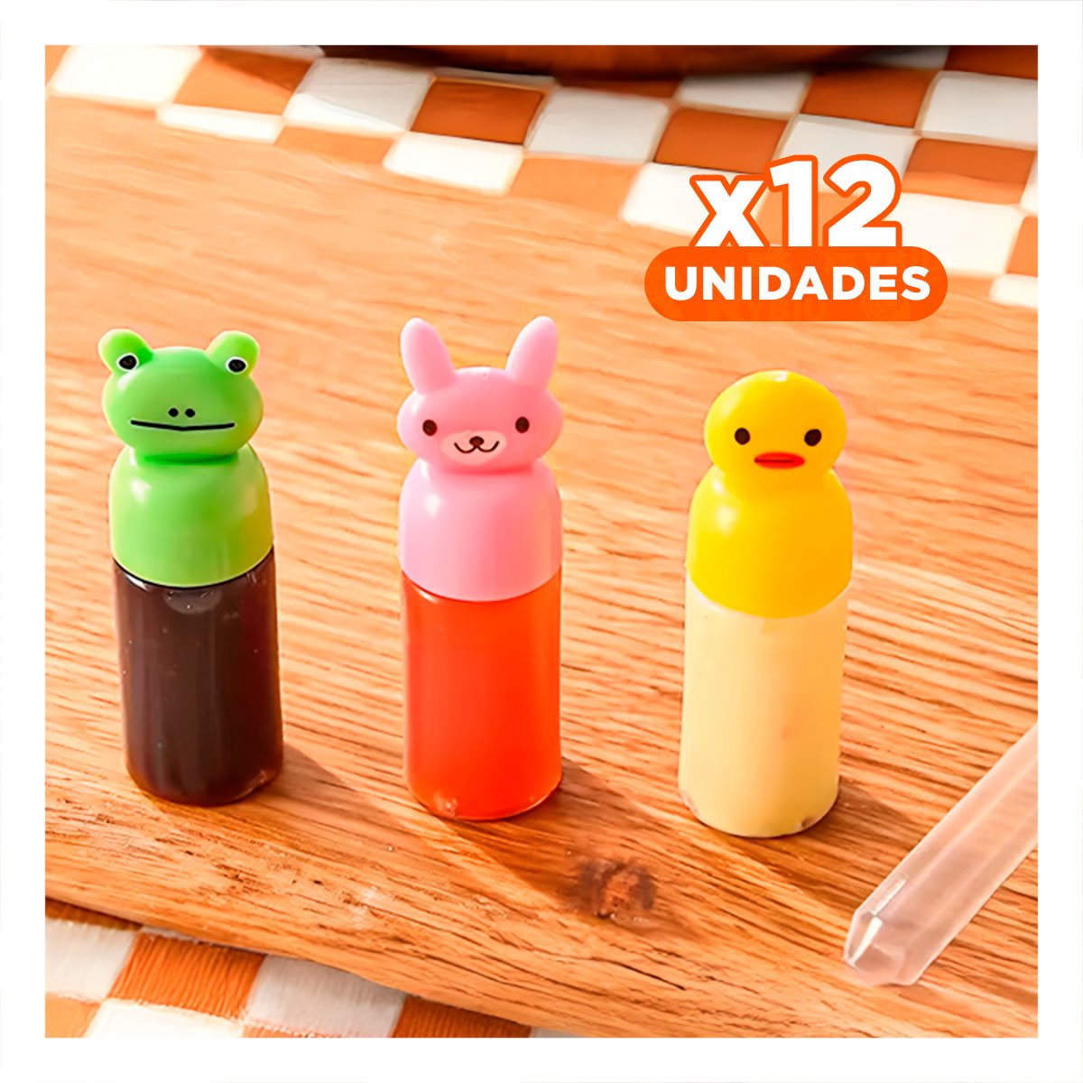 PACK12 CONSERVADOR MINI CREMERO INFANTIL PARA MERIENDAS Y POSTRES SET 3 Y+REGALO STICKER - 1