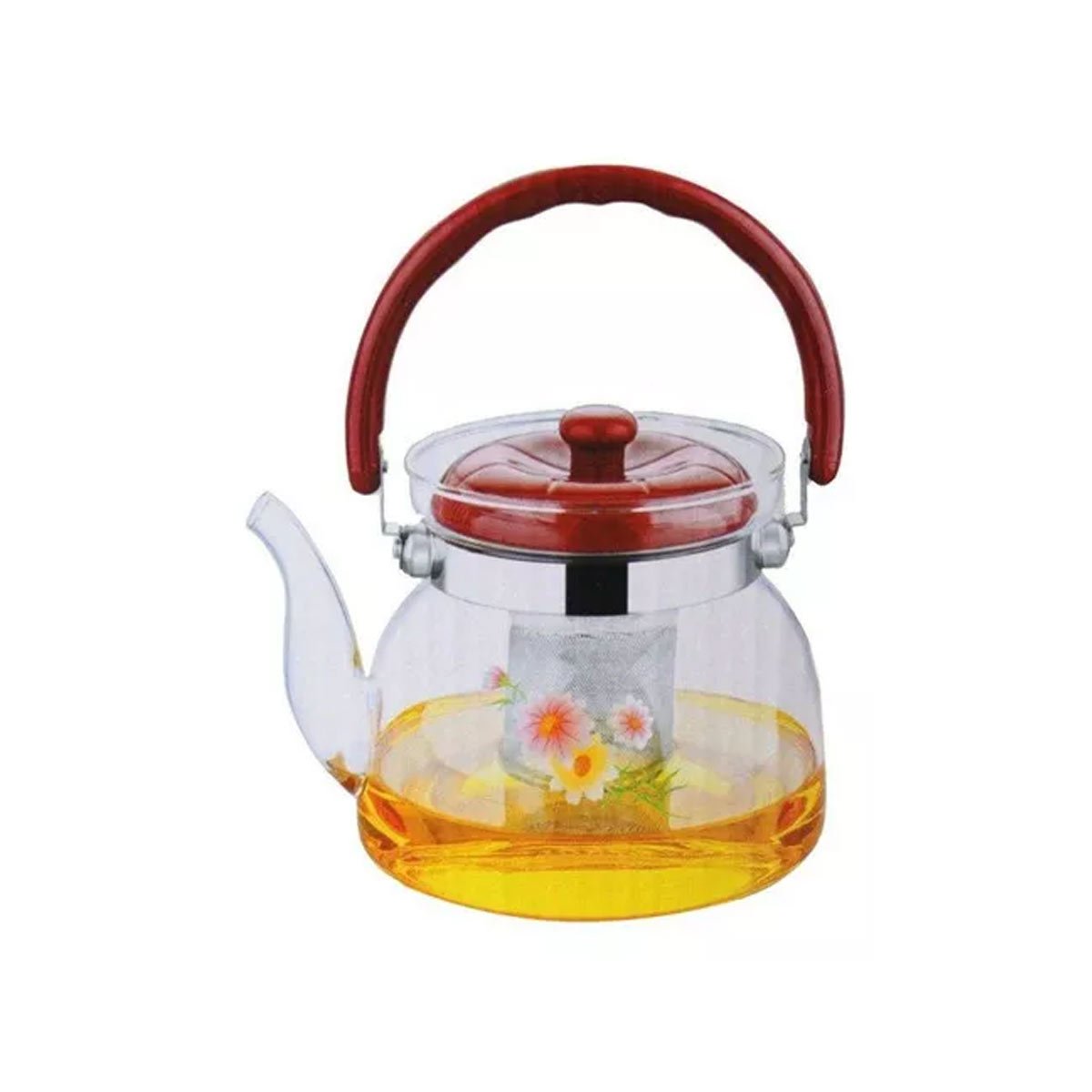 JARRA MULTIUSO DE VIDRIO PARA HOGAR Y OFICINA 1400ML GUINDA Y+REGALO STICKER - 1