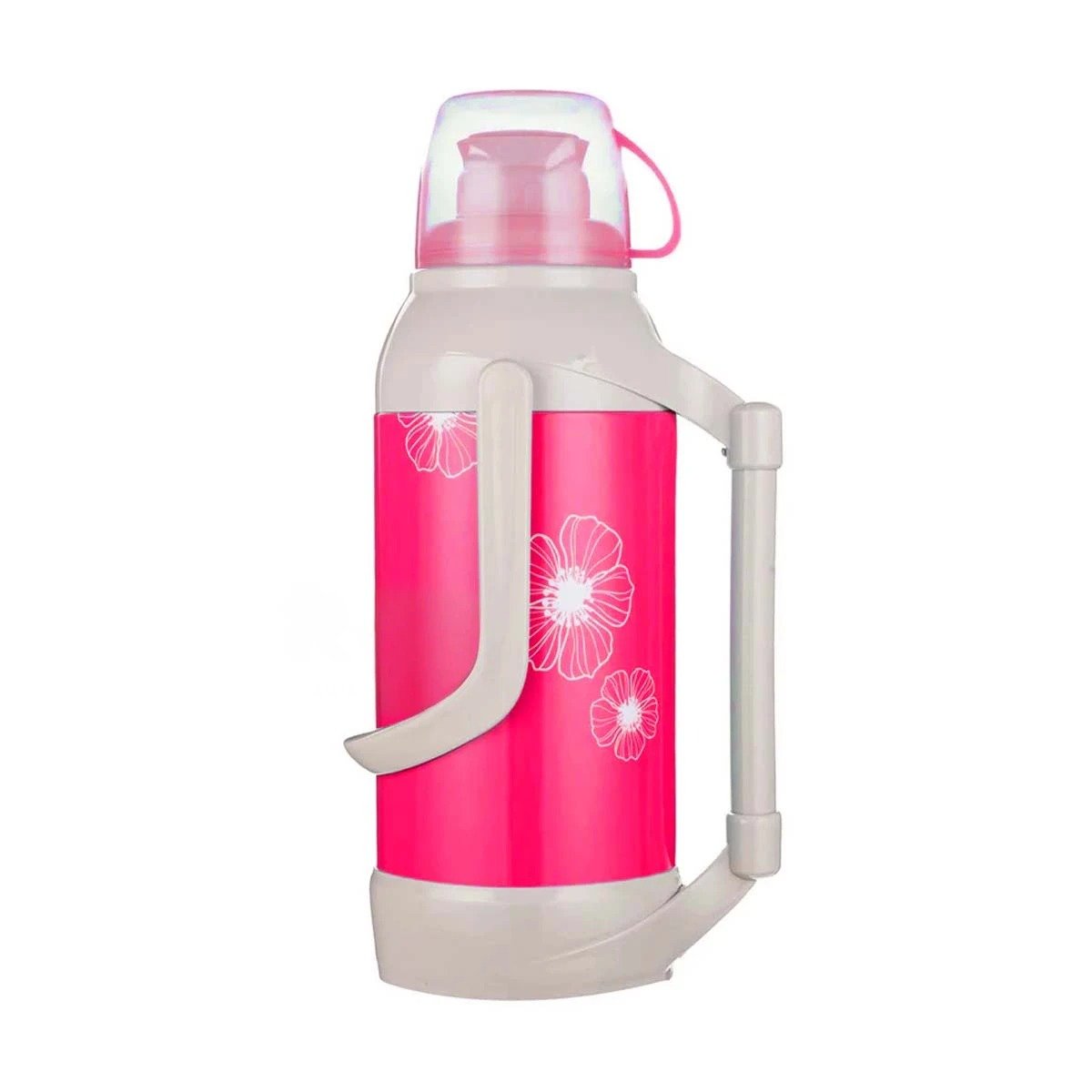 TERMO FLORES 3200ML ROSADO ELEGANTE Y RESISTENTE PARA CAFE Y TE Y+LIGAS REGALO - 5
