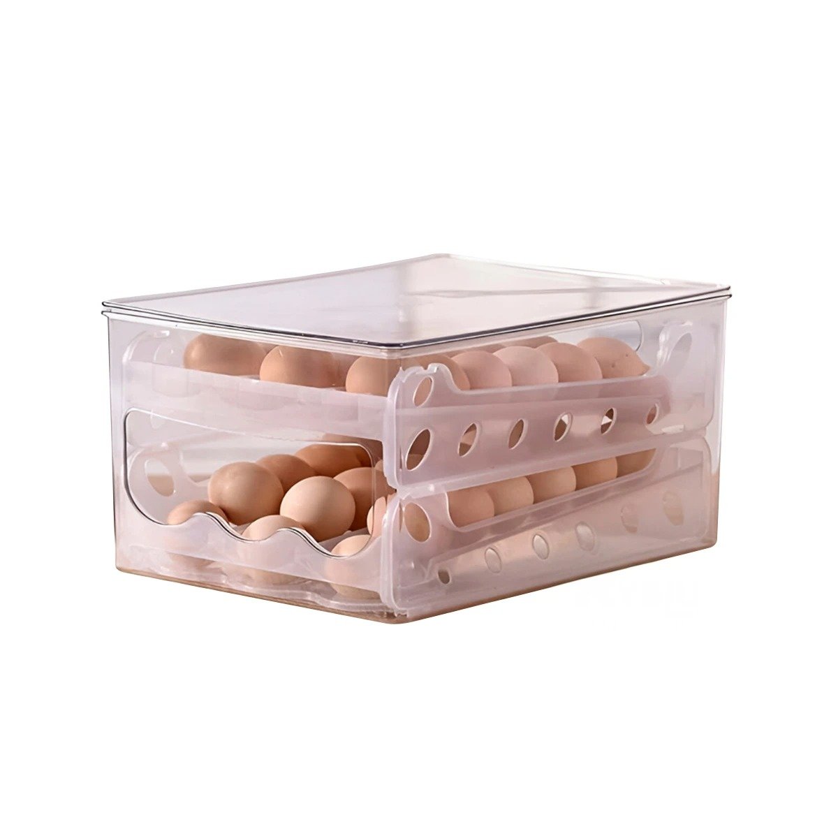 PACK6 ESTUCHE TRANSPARENTE PARA HUEVOS 36 UNIDADES MULTIUSO COCINA HOGAR Y+REGALO STICKER - 2