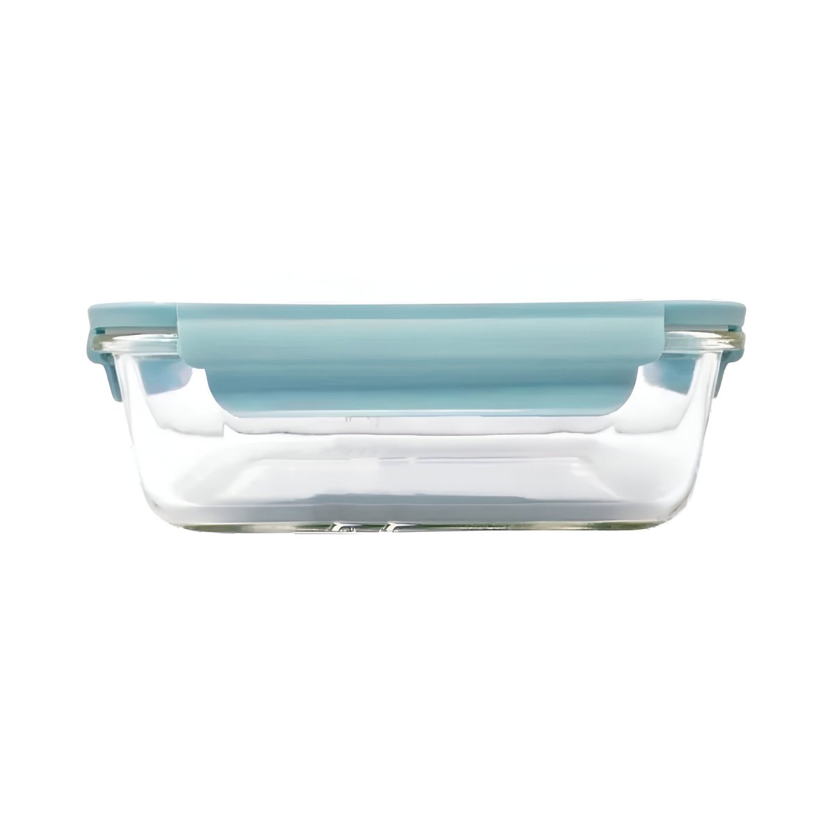 DEPOSITO DE VIDRIO 410 ML CON TAPA CHICO CELESTE PARA COCINA Y HOGAR PRACTICO Y+LIGAS REGALO - 5