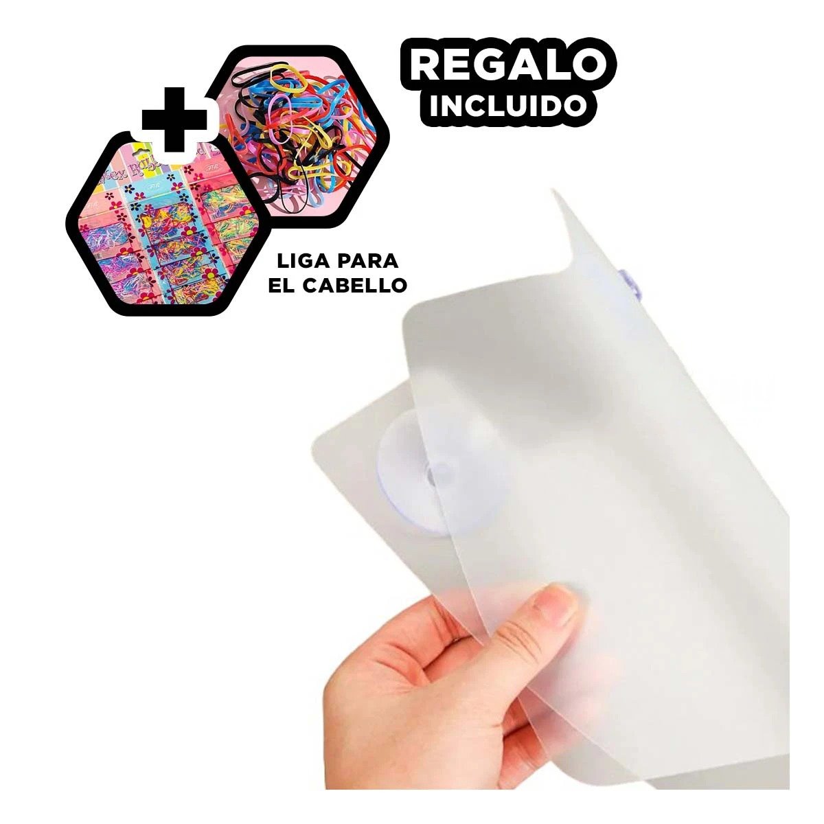 PROTECTOR TRANSPARENTE ANTI SALPICADURAS EN LAVADERO COCINA Y HOGAR PRACTICO Y+LIGAS REGALO - 2