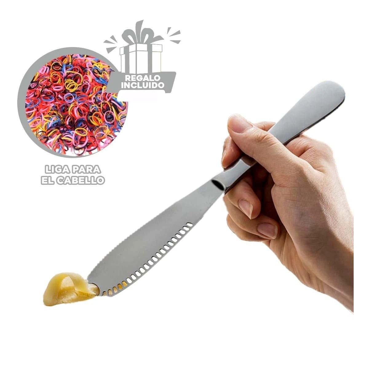 CORTADOR PLATEADO PARA DISTRIBUIR MANTEQUILLA CON AGUJEROS EN HOGAR Y COCINA Y+LIGAS REGALO - 2