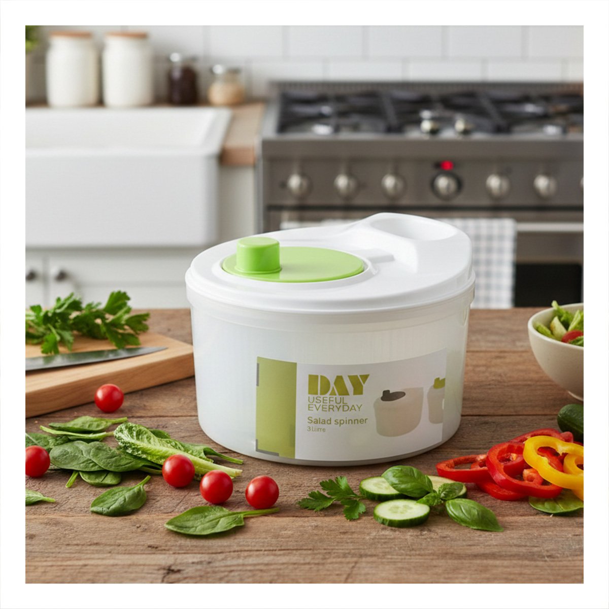 PACK6 SECADOR MANUAL CON TAPA Y FILTRO BLANCO CON VERDE DAY Y+PAPEL REGALO - 5
