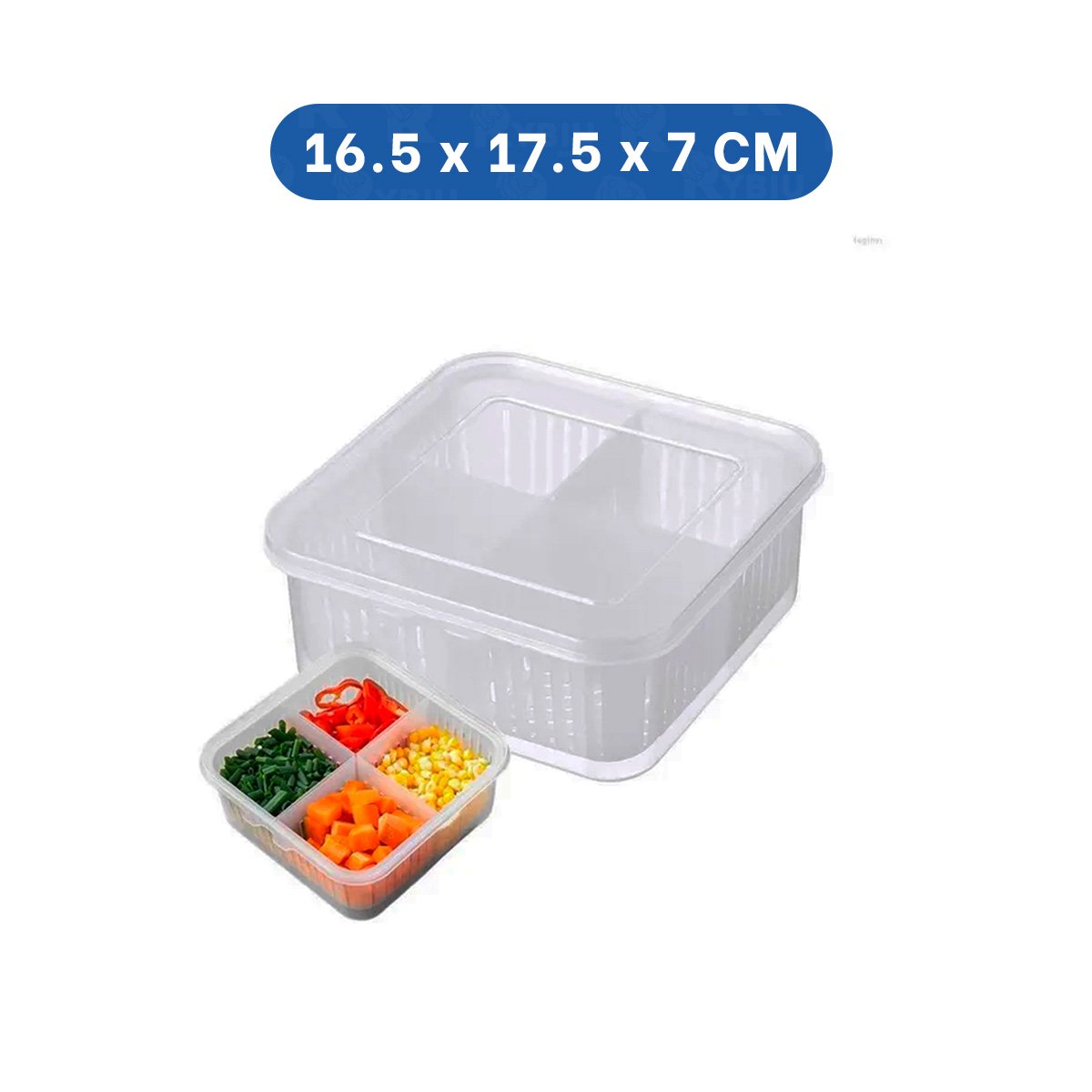 PACK6 ORGANIZADORES ESCURRIDORES AMPLIOS 4 EN 1 TRANSPARENTE PARA COCINA Y+REGALO STICKER - 4