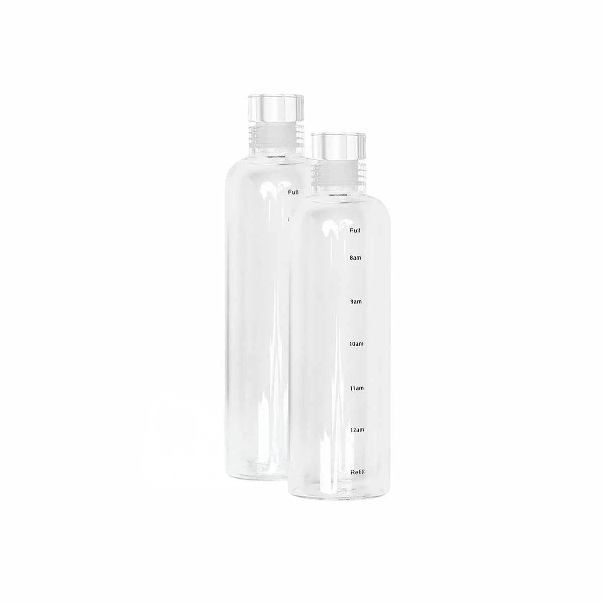 FRASCO PARA AGUA 500 ML TRANSPARENTE LIGERO Y PORTATIL PARA OFICINA Y+REGALO STICKER - 1