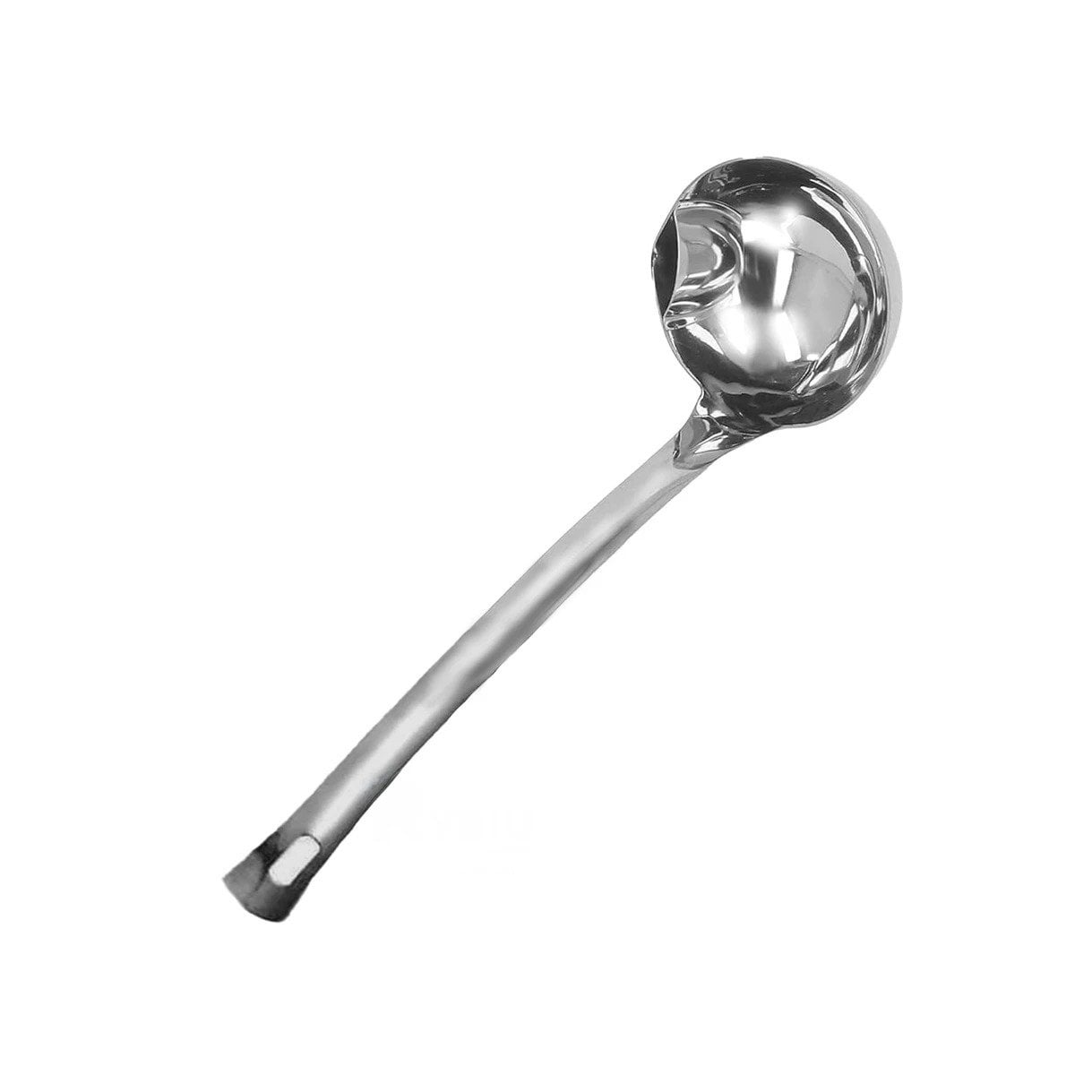 CUCHARON DURABLE DE ACERO FILTRA LIQUIDOS PLATEADO FACIL DE MANEJAR Y+LIGAS REGALO - 5
