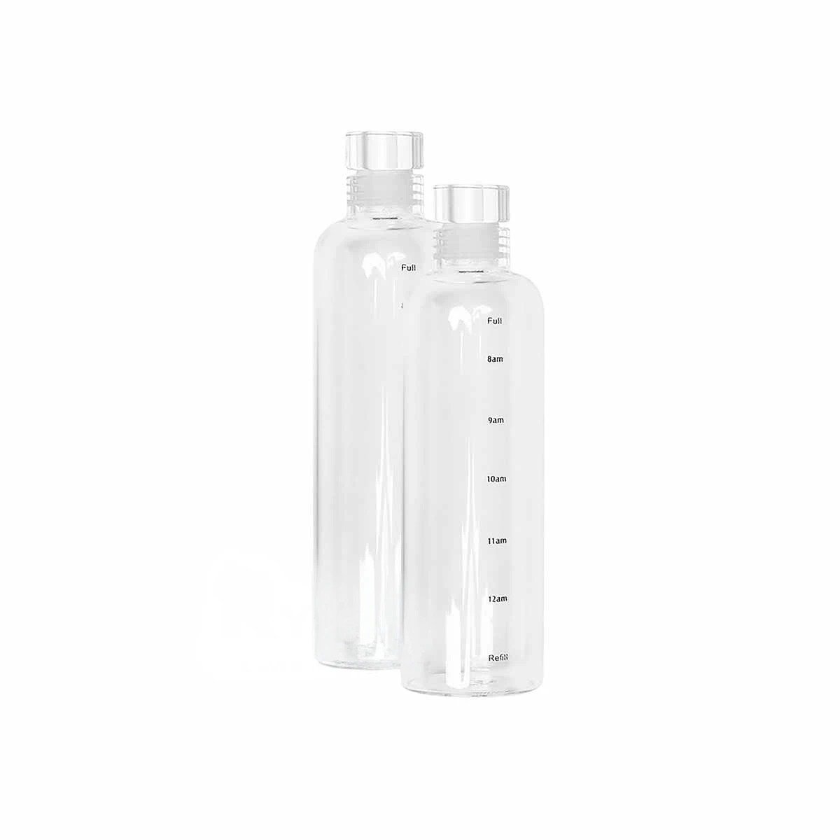 PACK6 FRASCO TRANSPARENTE 500 ML CON TAPA AJUSTABLE Y SEGURA Y+REGALO STICKER - 2