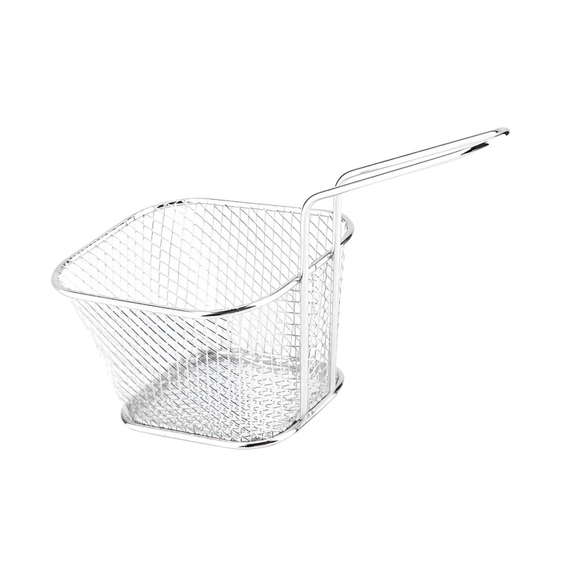 PACK6 CESTILLO DE COCINA PARA FRITURAS PLATEADO 13X8X8 CM PRACTICO Y+REGALO STICKER - 2