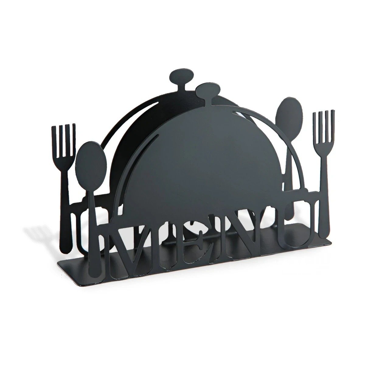 PACK2 DISPENSADOR MENU NEGRO DE MESA PARA SERVILLETAS CON ACCESO FÁCIL Y+REGALO STICKER - 2