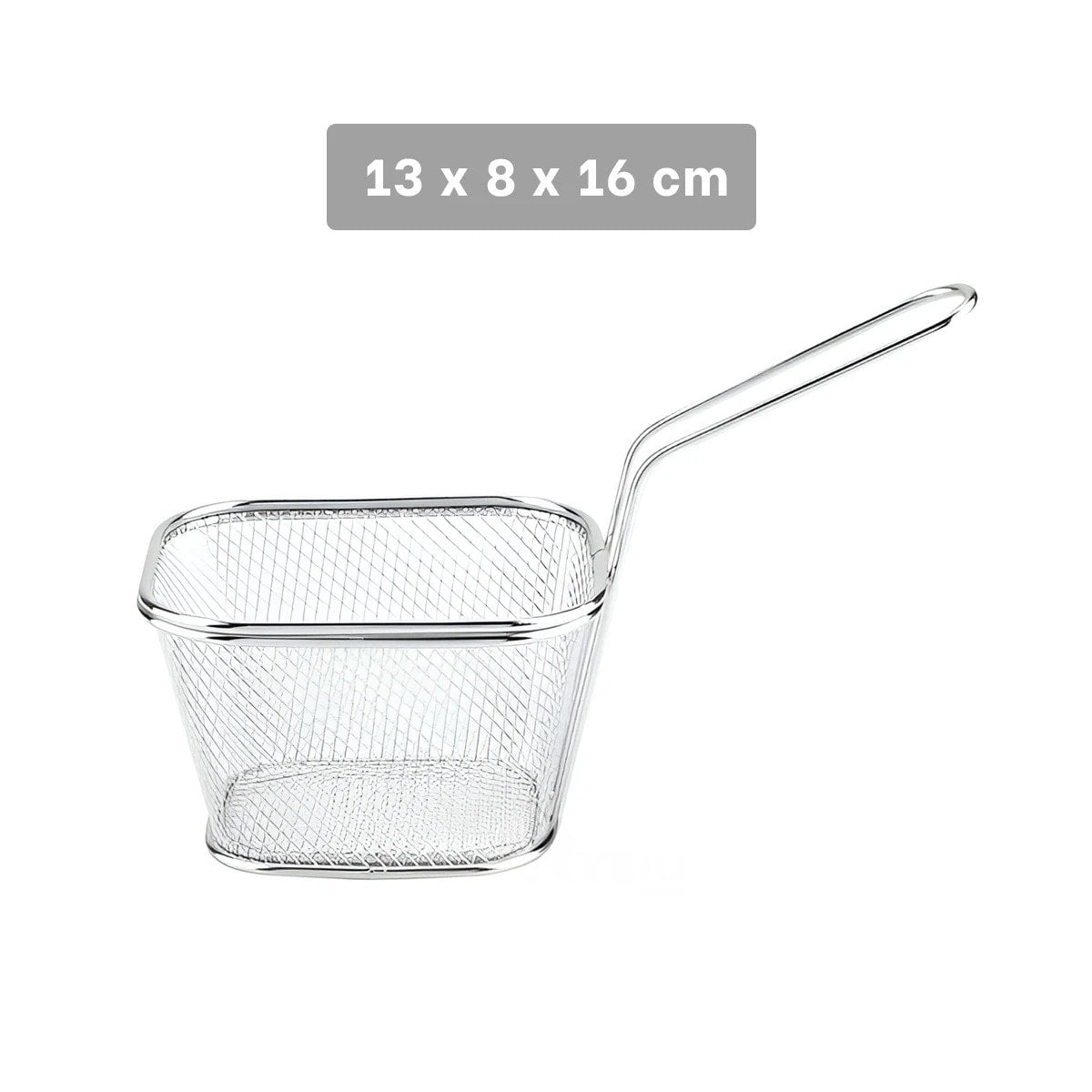 PACK6 CESTILLO PARA PAPAS FRITAS PLATEADO 13X8X8 CM SERVICIO DE MESA - 4