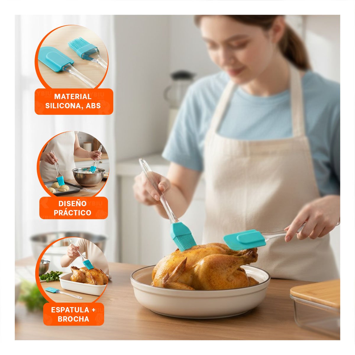 PACK12 ROLLO PLASTICO PARA ALIMENTOS 20M X 30CM TRANSPARENTE COCINA YPAPEL REGALO - 3