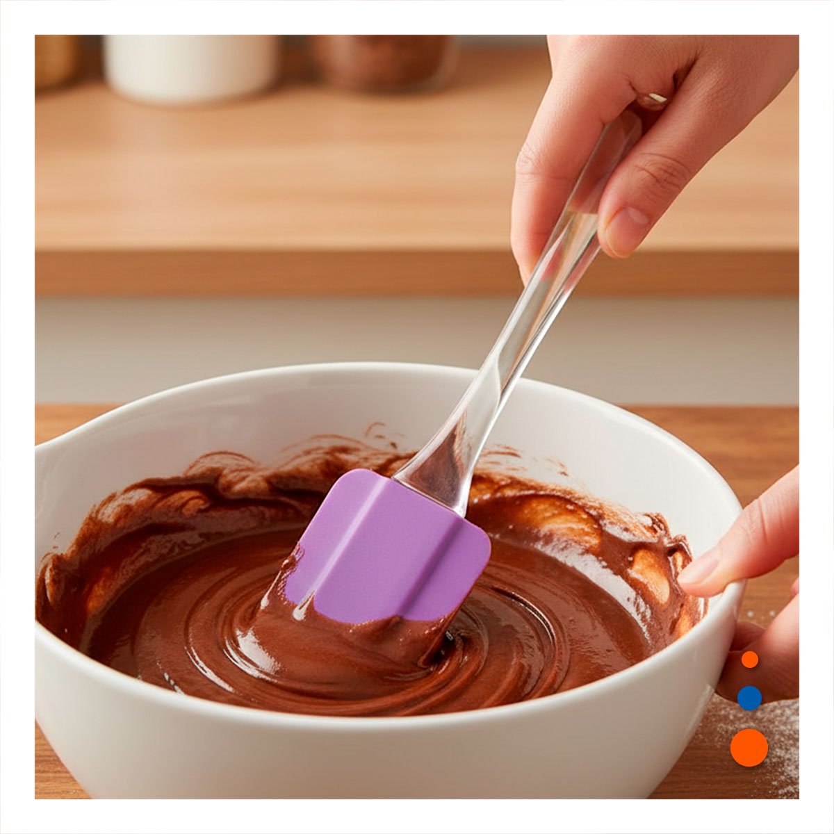 PACK12 SET COCINA ESPATULA Y BROCHA DE SILICONA LILA REPOSTERIA YREGALO STICKER - 5