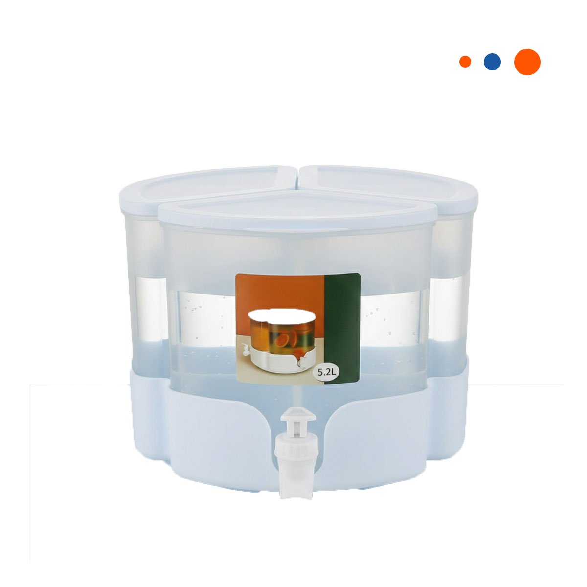 PACK2 MOLDE DE HIELO BLANCO CLIC LINEA FACIL DE LLENAR Y LIMPIAR YREGALO STICKER - 2