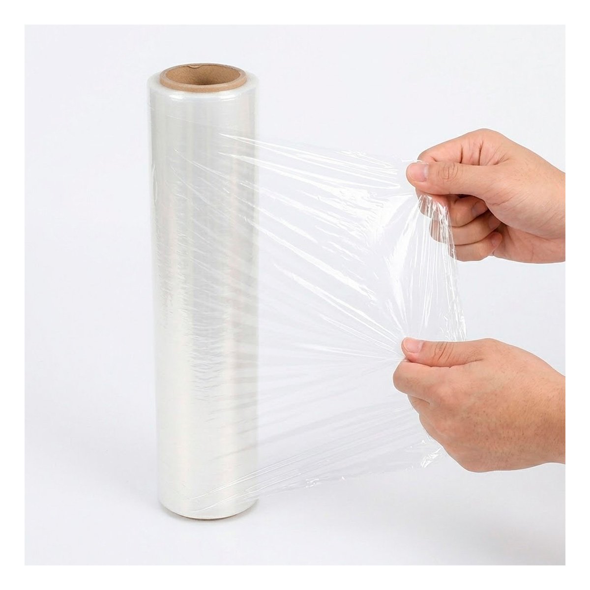PAPEL FILM PARA ALIMENTOS 20M X 30CM TRANSPARENTE USO PRACTICO COCINA YREGALO STICKER - 1