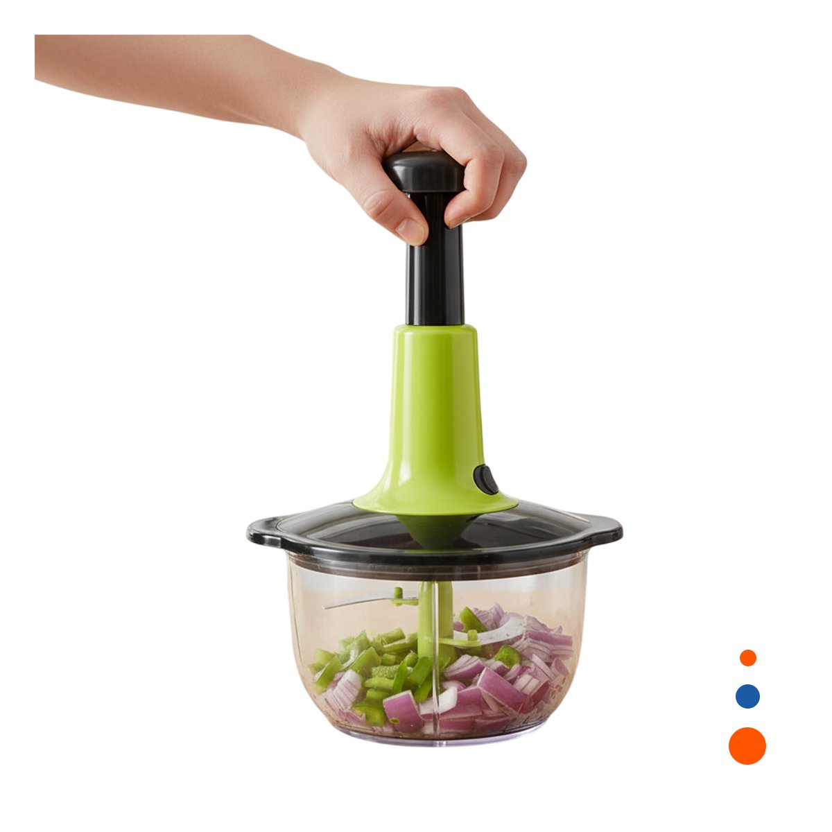 PACK4 REBANADOR COMPACTO 2L VERDE Y NEGRO PARA COMIDAS RAPIDAS Y SALUDABLES YPAPEL REGALO - 3