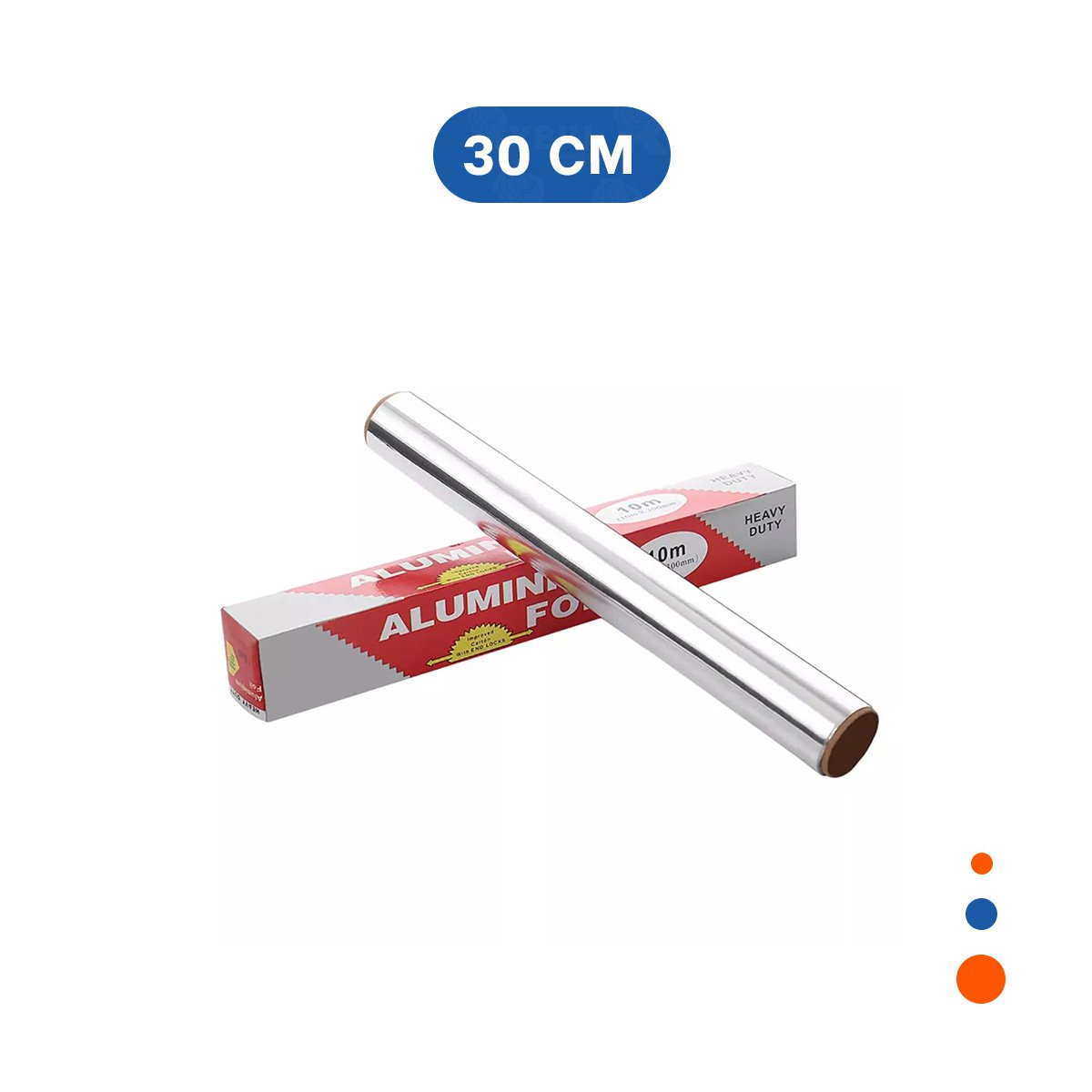 PACK4 PAPEL CONSERVACION PLATEADO 5M 30CM PARA GUARDAR ALIMENTOS FRESCOS YPAPEL REGALO - 4