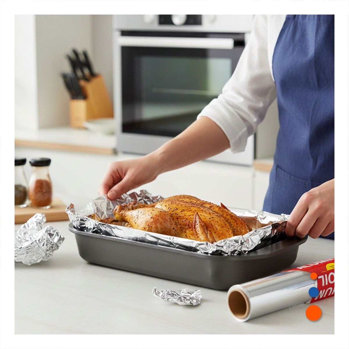PAPEL LAMINADO PLATEADO 5M 30CM PARA HORNEAR Y GUARDAR COMIDA YPOST IT - 1