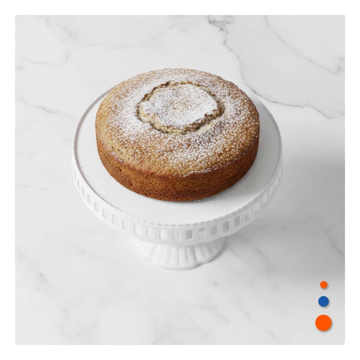 PACK6 SOPORTE BLANCO PARA TORTA 32 CM PARA EVENTOS EN CASA - 3