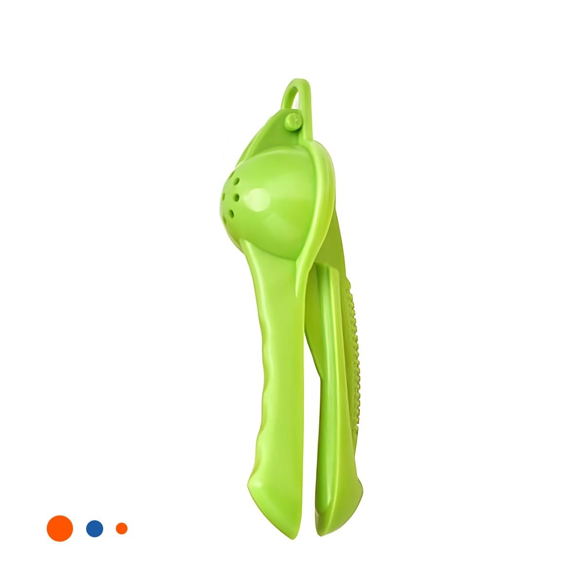 EXPRIMIDOR PORTATIL LIMONES PLASTICO VERDE LIMON LIGERO Y FACIL DE USAR YLIGAS REGALO - 5