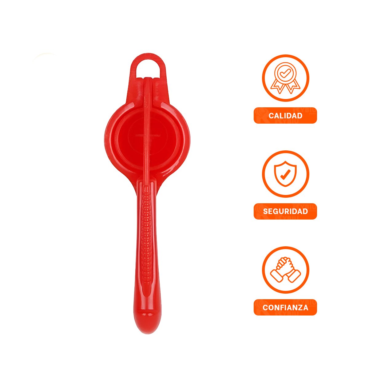 EXPRIMIDOR CASERO DE LIMONES ROJO PERFECTO PARA HOGAR Y REUNIONES YPOST IT - 5