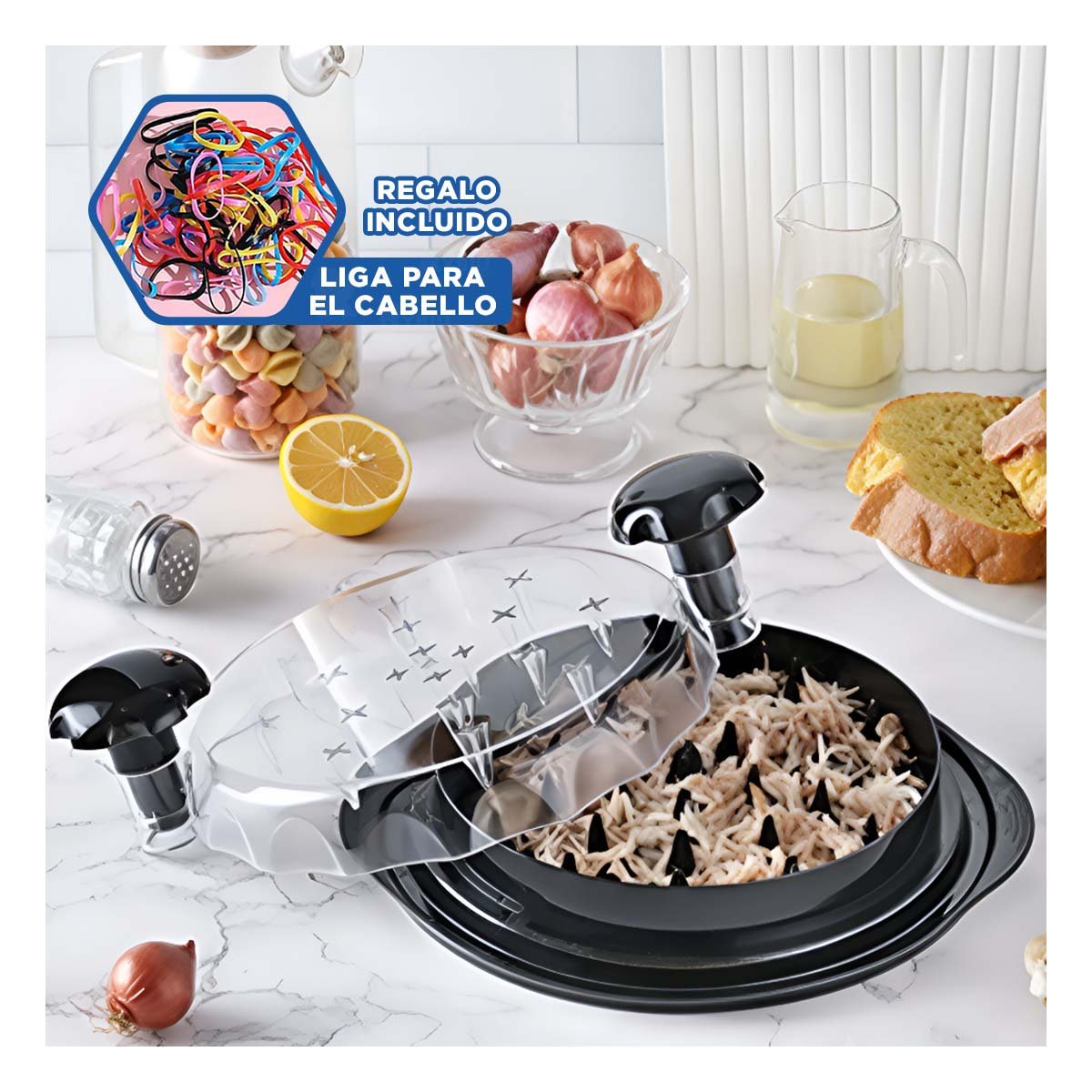 DESFIBRADOR DE POLLO RESISTENTE Y FUNCIONAL PARA PREPARACIONES EN HOGAR YLIGAS REGALO - 2