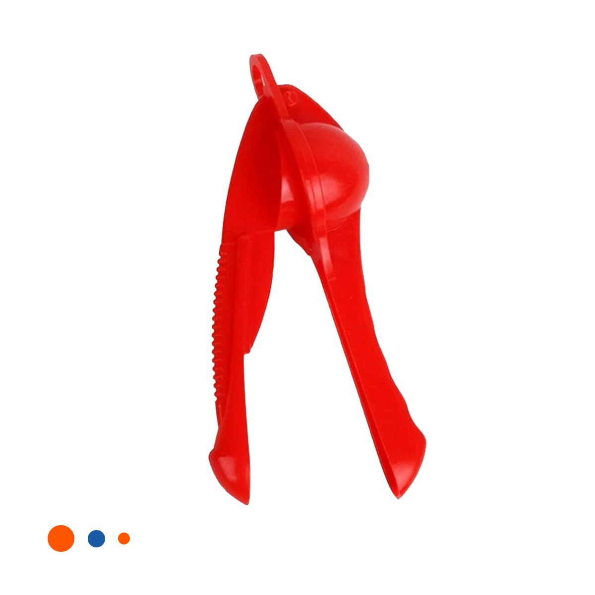 EXPRIMIDOR PORTATIL DE LIMONES ROJO RESISTENTE Y FACIL DE LIMPIAR YLIGAS REGALO - 5