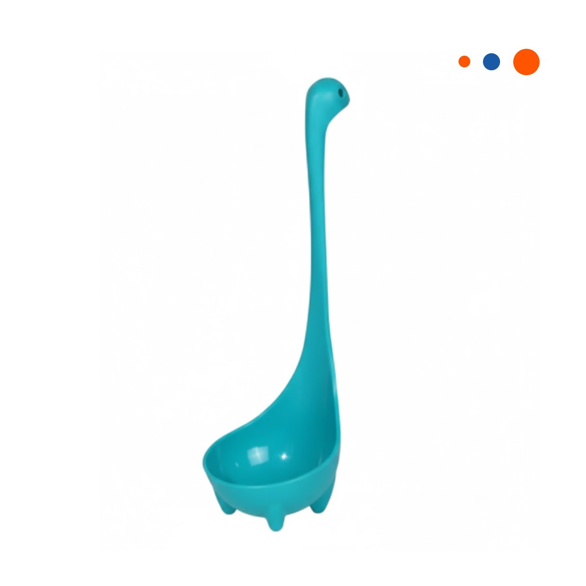 PACK2 UTENSILIO VERDE AGUA DINO 9X25CM HERRAMIENTA DE COCINA PARA HOGAR YREGALO STICKER - 2