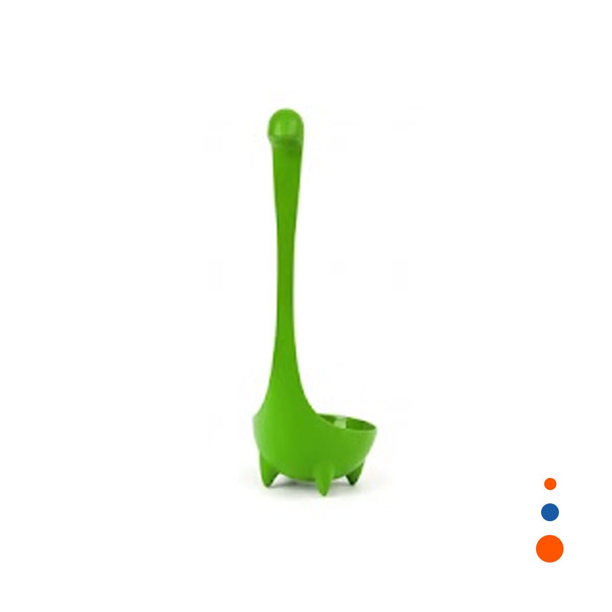 PACK4 UTENSILIO REDONDO DINO VERDE CLARO 9X25CM PRACTICO PARA PREPARAR COMIDAS YPAPEL REGALO - 3