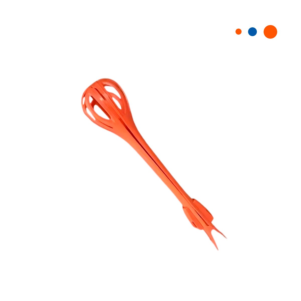 PACK2 MEZCLADORA DE MANO NARANJA 28CM HERRAMIENTA COMPACTA PARA COCINA MODERNA YREGALO STICKER - 2