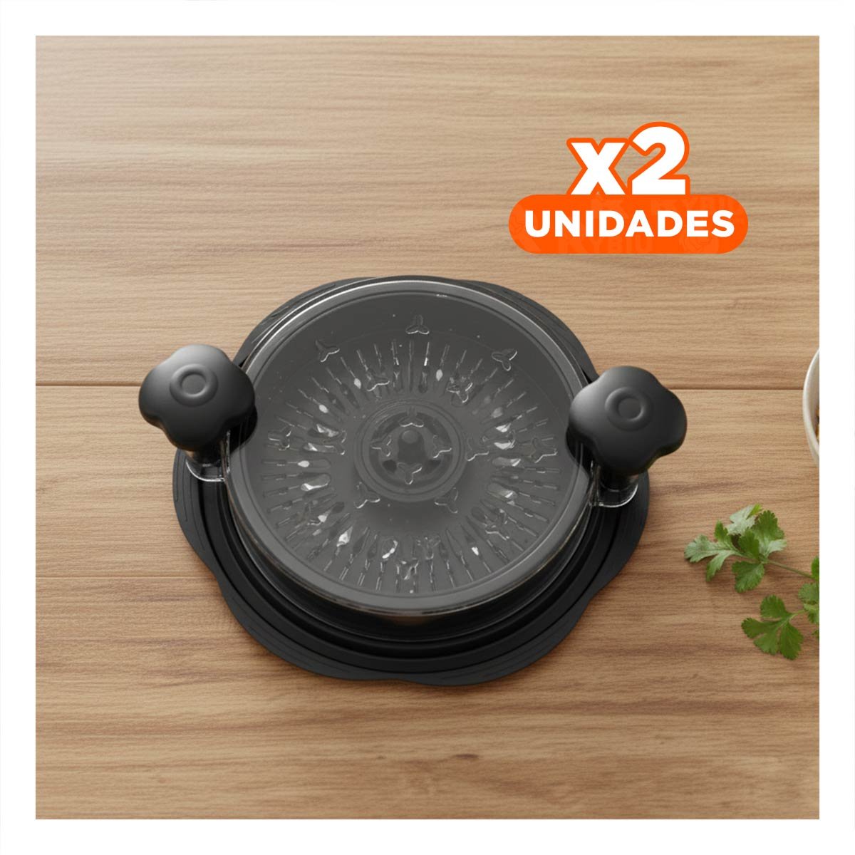 PACK2 CORTADOR GIRATORIO FUNCIONAL PARA DESMENUZAR POLLO COCIDO EN HOGAR YPAPEL REGALO - 1