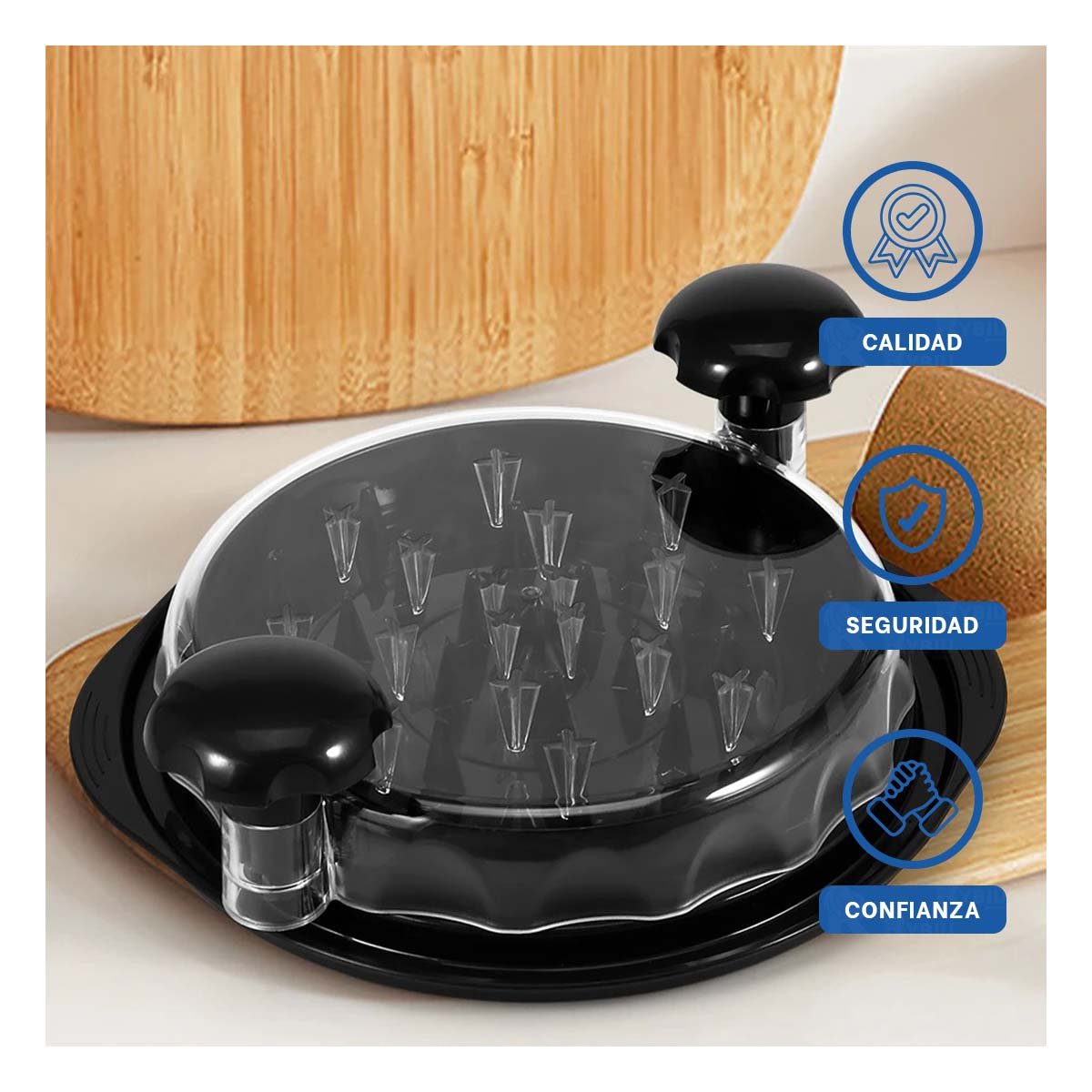 SEPARADOR DE CARNE DE POLLO MANUAL GIRATORIO PARA COCINA PRACTICA YPOST IT - 5