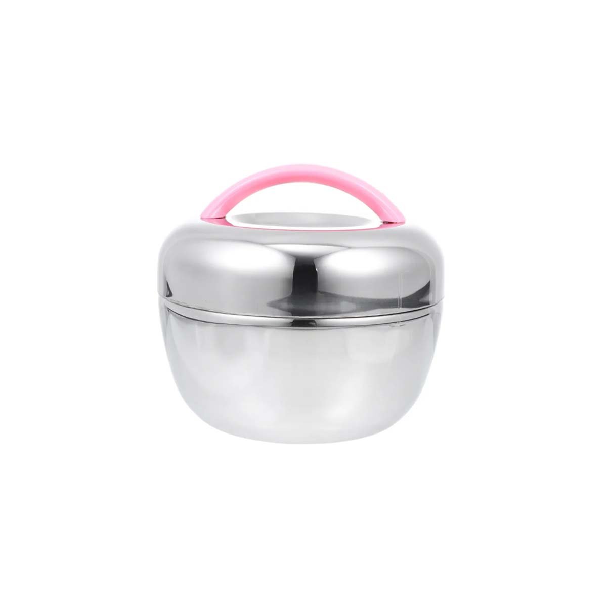 PACK6 CONTENEDOR TERMO ROSA Y PLATEADO 1L FACIL DE TRANSPORTAR Y ALMACENAR YREGALO STICKER - 2