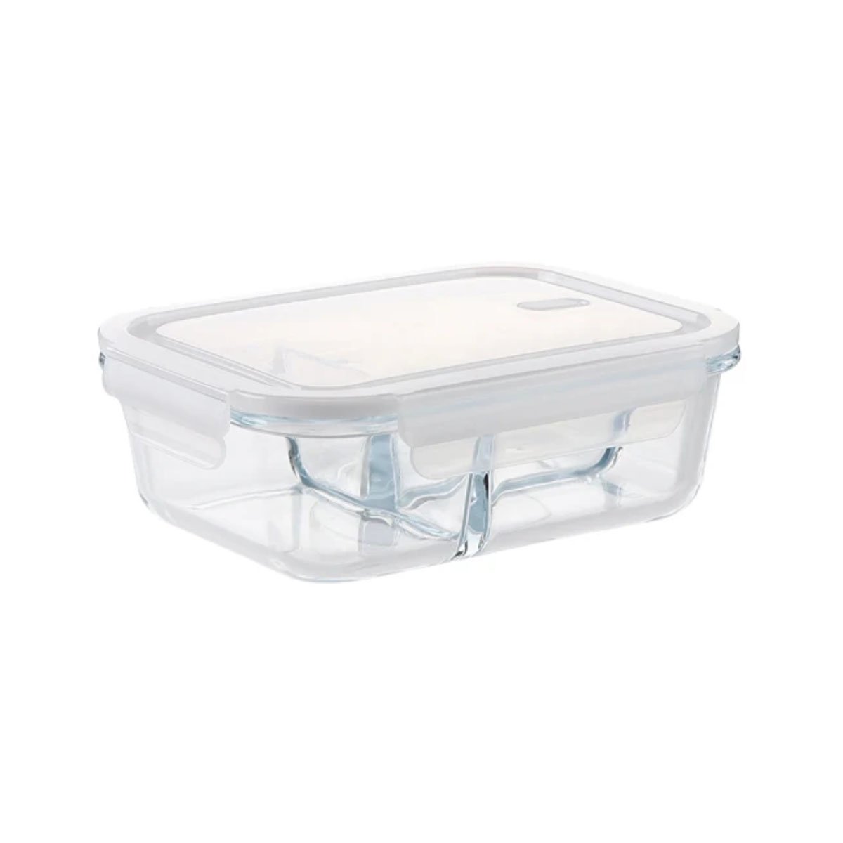 PACK4 RECIPIENTE DE VIDRIO 1040ML CON DISEÑO RECTANGULAR PRACTICO YPAPEL REGALO - 3