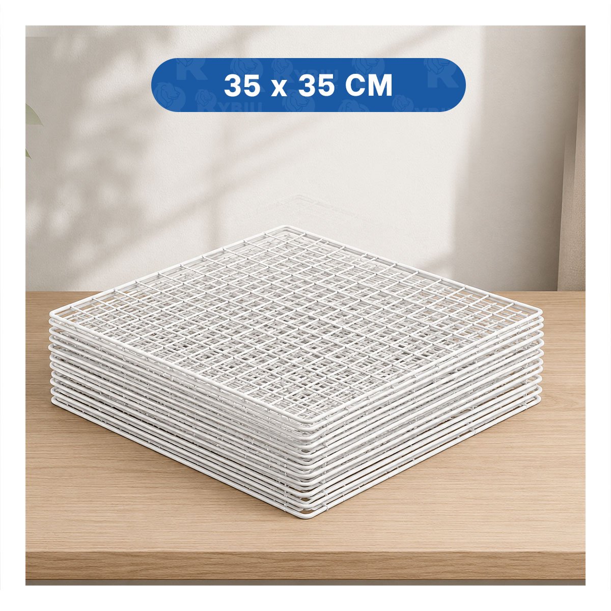 PACK2 SISTEMA BLANCO DE REJILLAS PARA ORGANIZACION VISUAL 16PZS Y+REGALO STICKER - 4